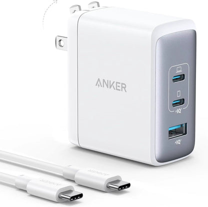 Anker 100W USB C 736 Charger (Nano II 100W) 3-Port Fast Compact Wall Charger