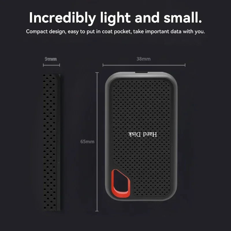 Xiaomi  Hard Disk Mobile SSD E61 2TB 8TB 256TB USB 3.1 HD External Hard for Laptop PS5 Mobile Hard Disk HDD Storage Devices